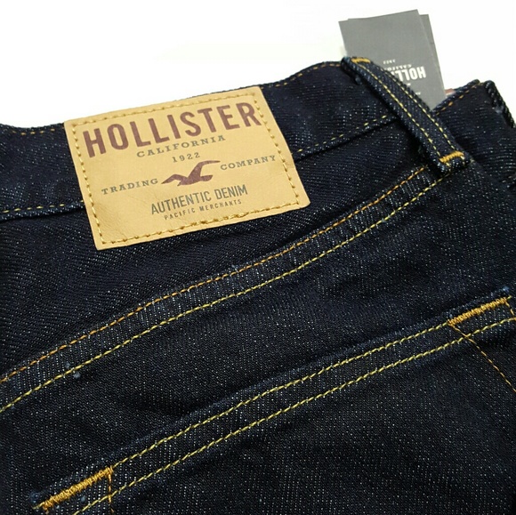 ⤵⤵Hollister Classic Straight Men's Jean Navy - Picture 2 of 4